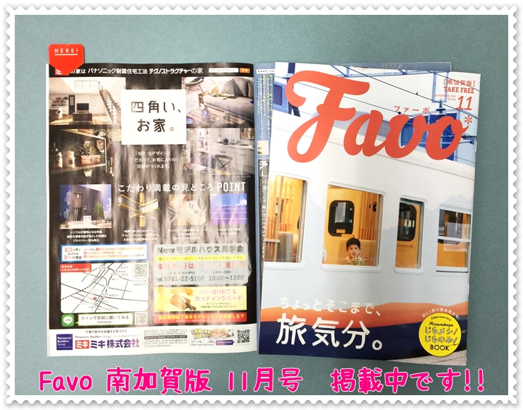 FAVOの2019年11月号の表紙画像