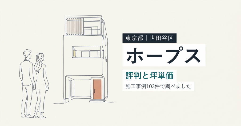 ホープス（東京都世田谷区）の評判と坪単価