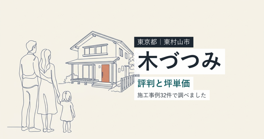 大黒屋 木づつみ（東京都東村山市）の評判と坪単価