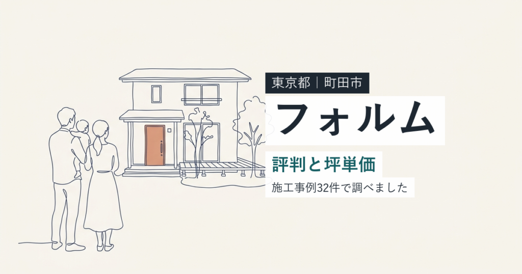 フォルム（東京都町田市）の評判と坪単価